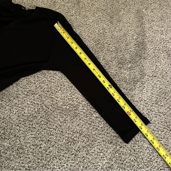 DKNY S Black Rayon Crepe Jersey Cardigan Blouse 3/4 Sleeve R $69 - Picture 13 of 13